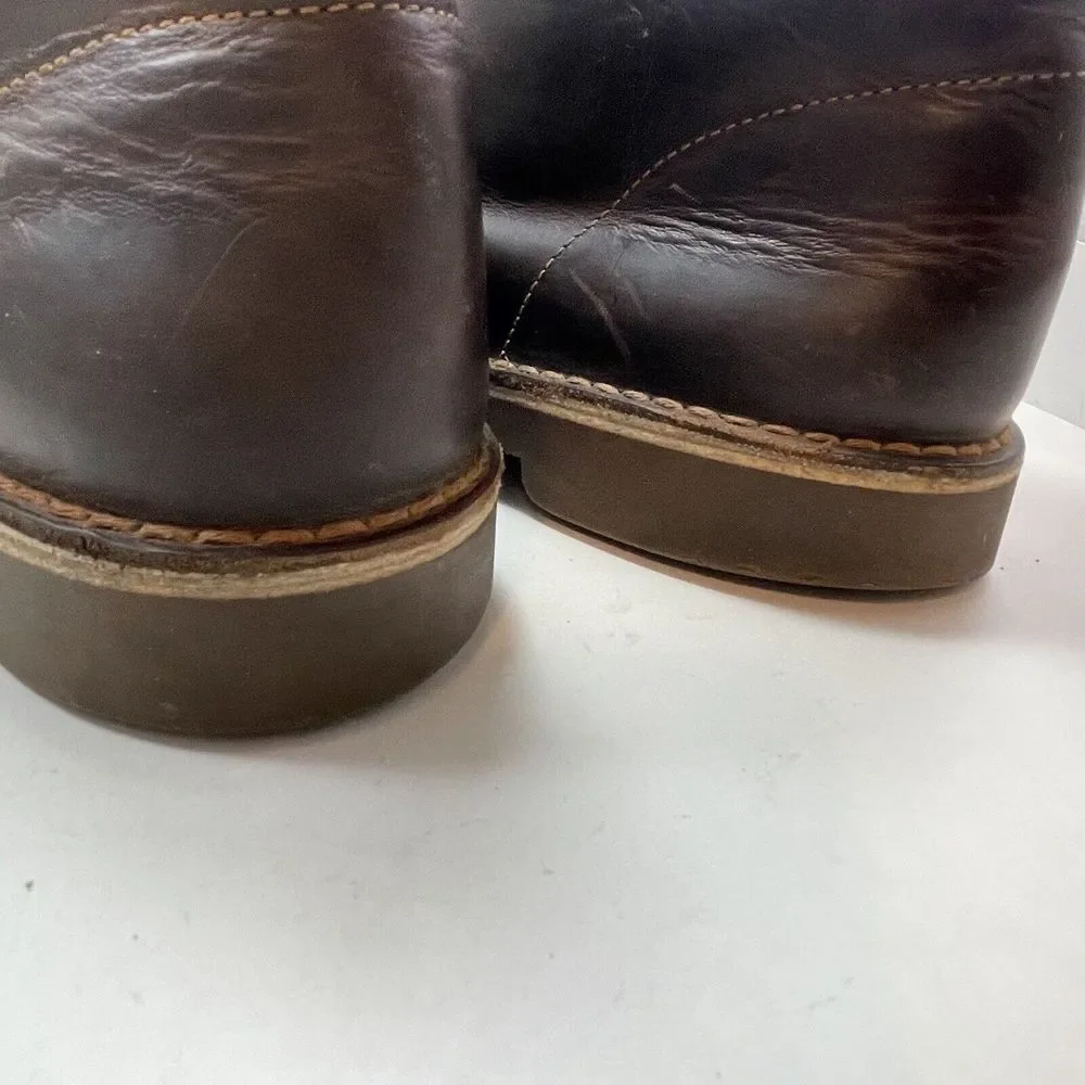 Clarks Original Desert Boot Men's 8 Brown Beeswax Leather Lace Up Comfort Shoes